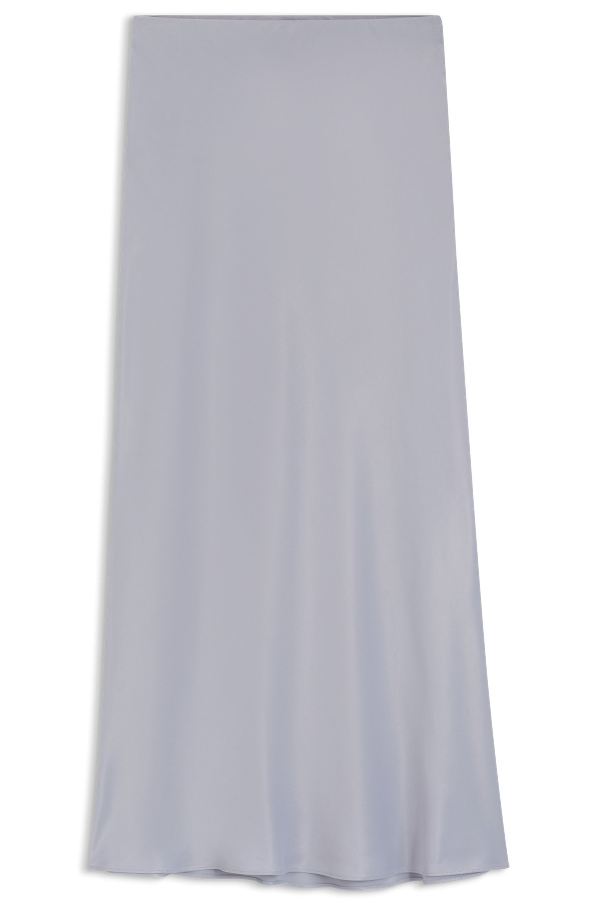 REGULAR-FIT MAXI SKIRT IN SATIN - 1