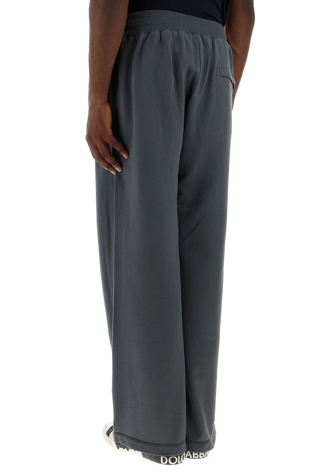 Anthracite cotton joggers - 4