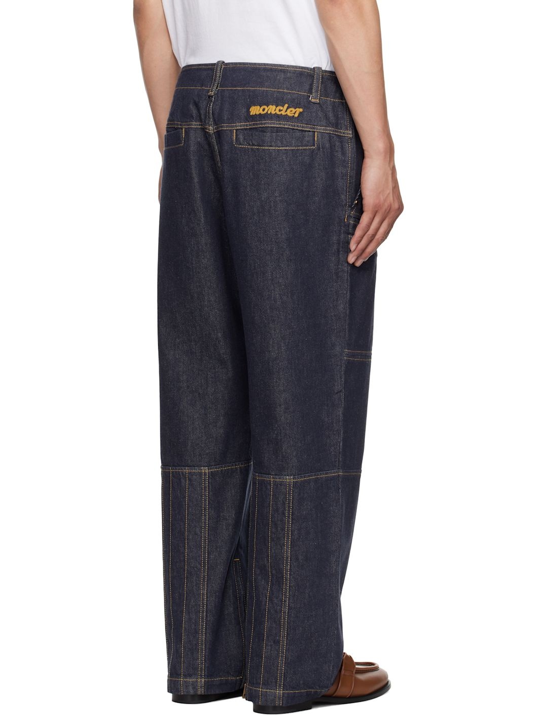 Mercedes-Benz by NIGO Blue Paneled Jeans - 3