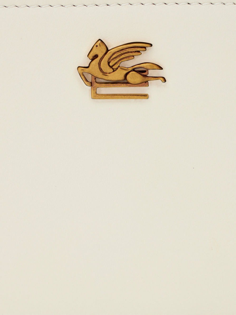 LEATHER CARD HOLDER WITH PEGASO - 3