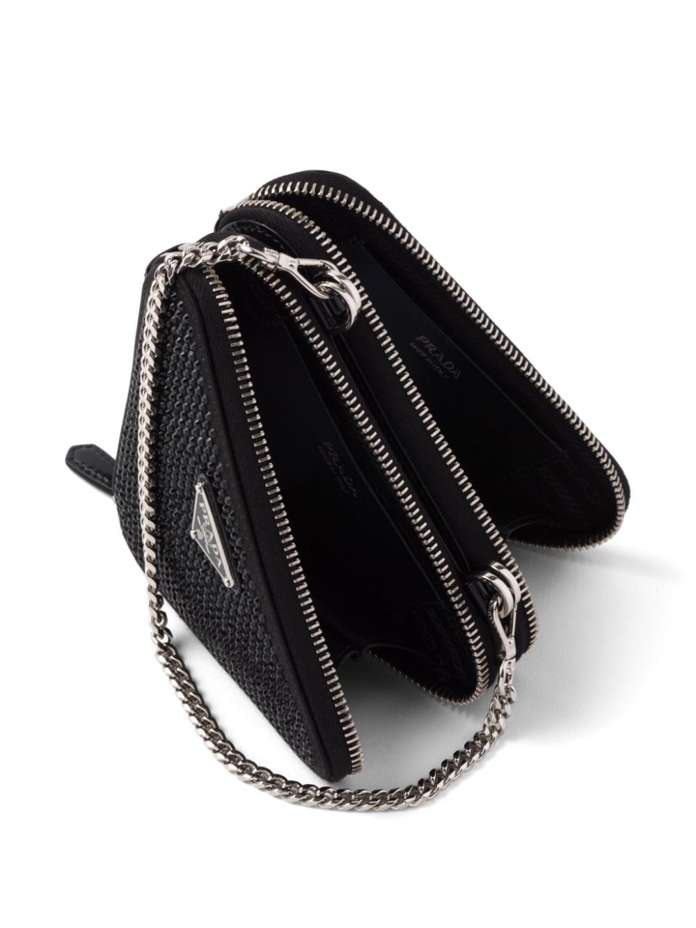 crystal-embellished mini pouch - 3