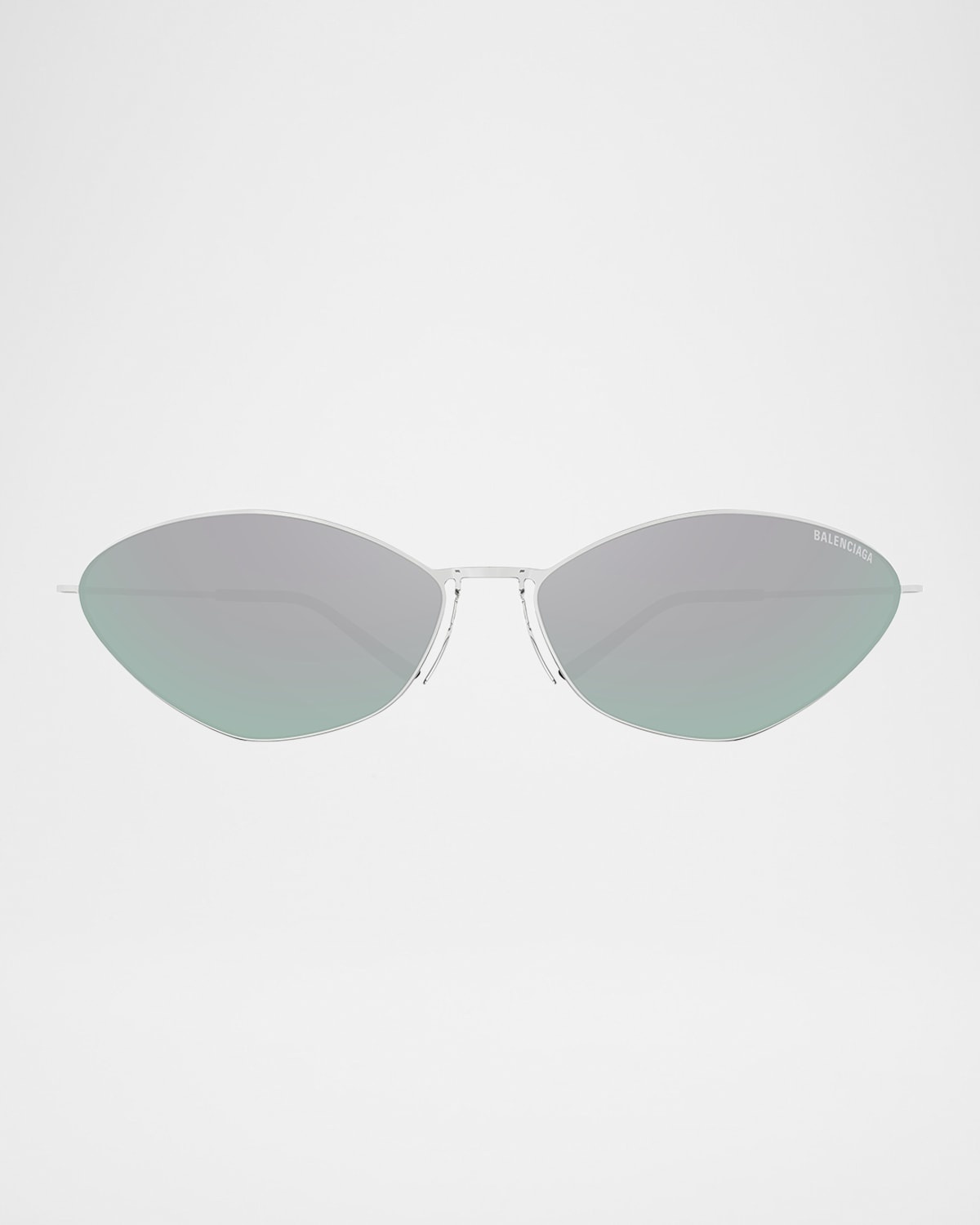 Rimless Cat-Eye Titanium Sunglasses - 3