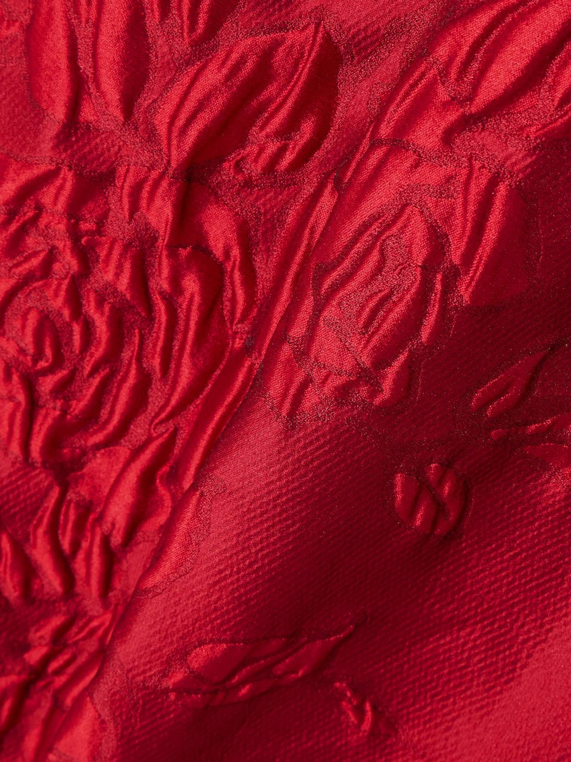 Micheline floral cloqué gown 4