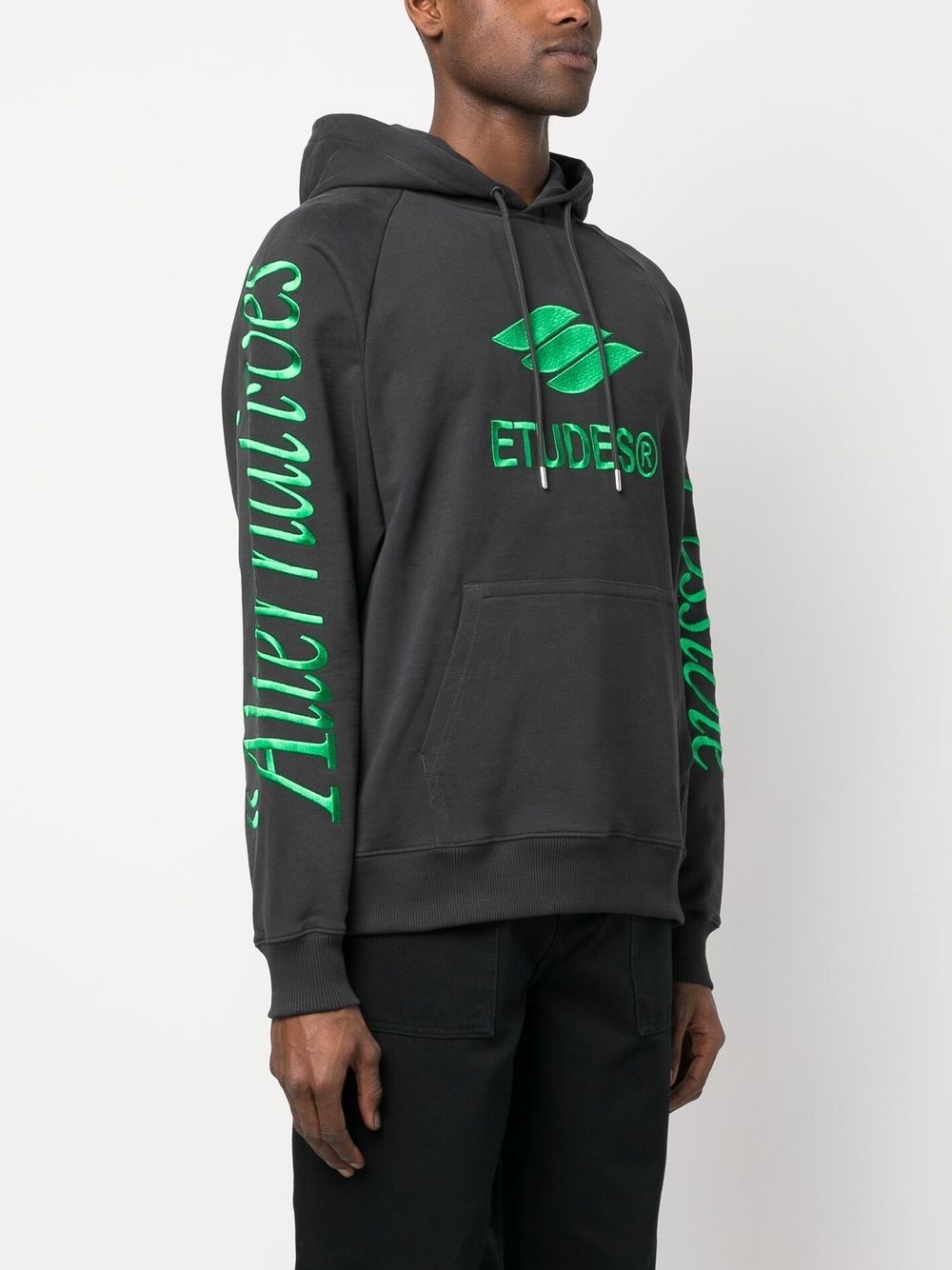 Racing Eco logo-embroidered hoodie - 3