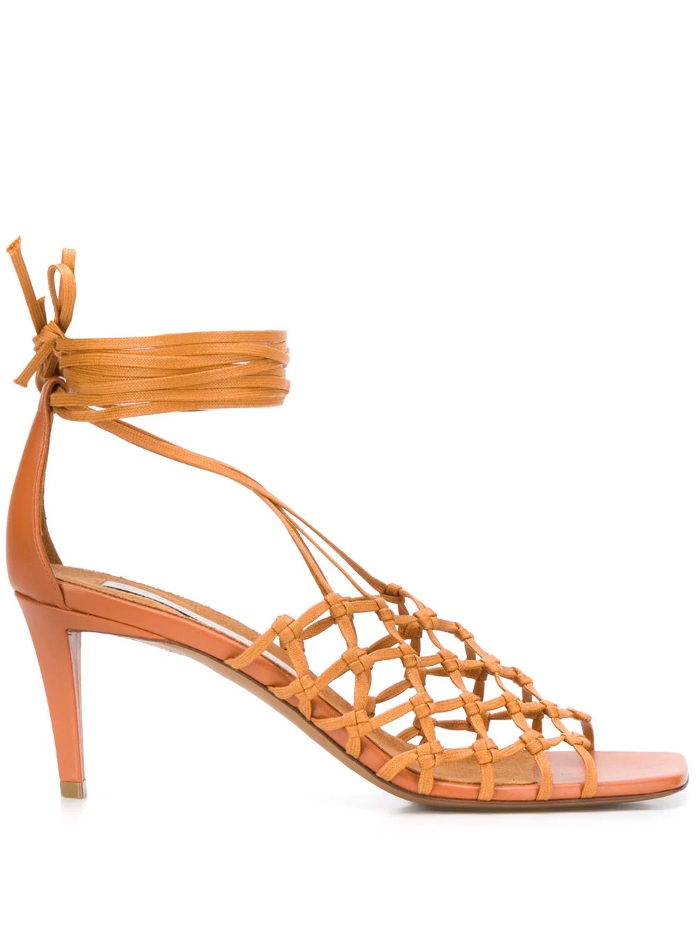 75mm woven cage sandals - 1