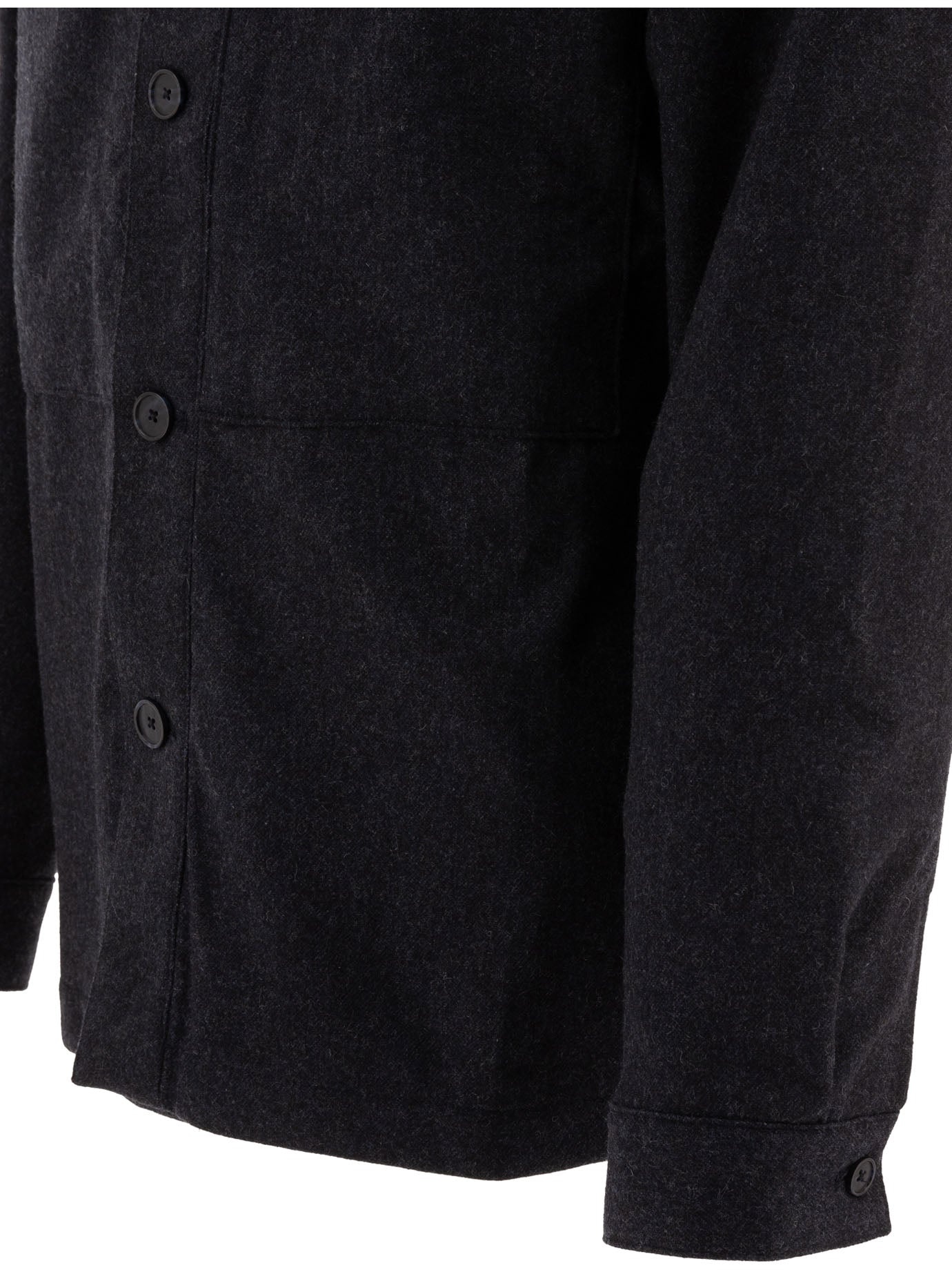 NN.07 - Nn.07 "isak" Wool Blend Overshirt - 4