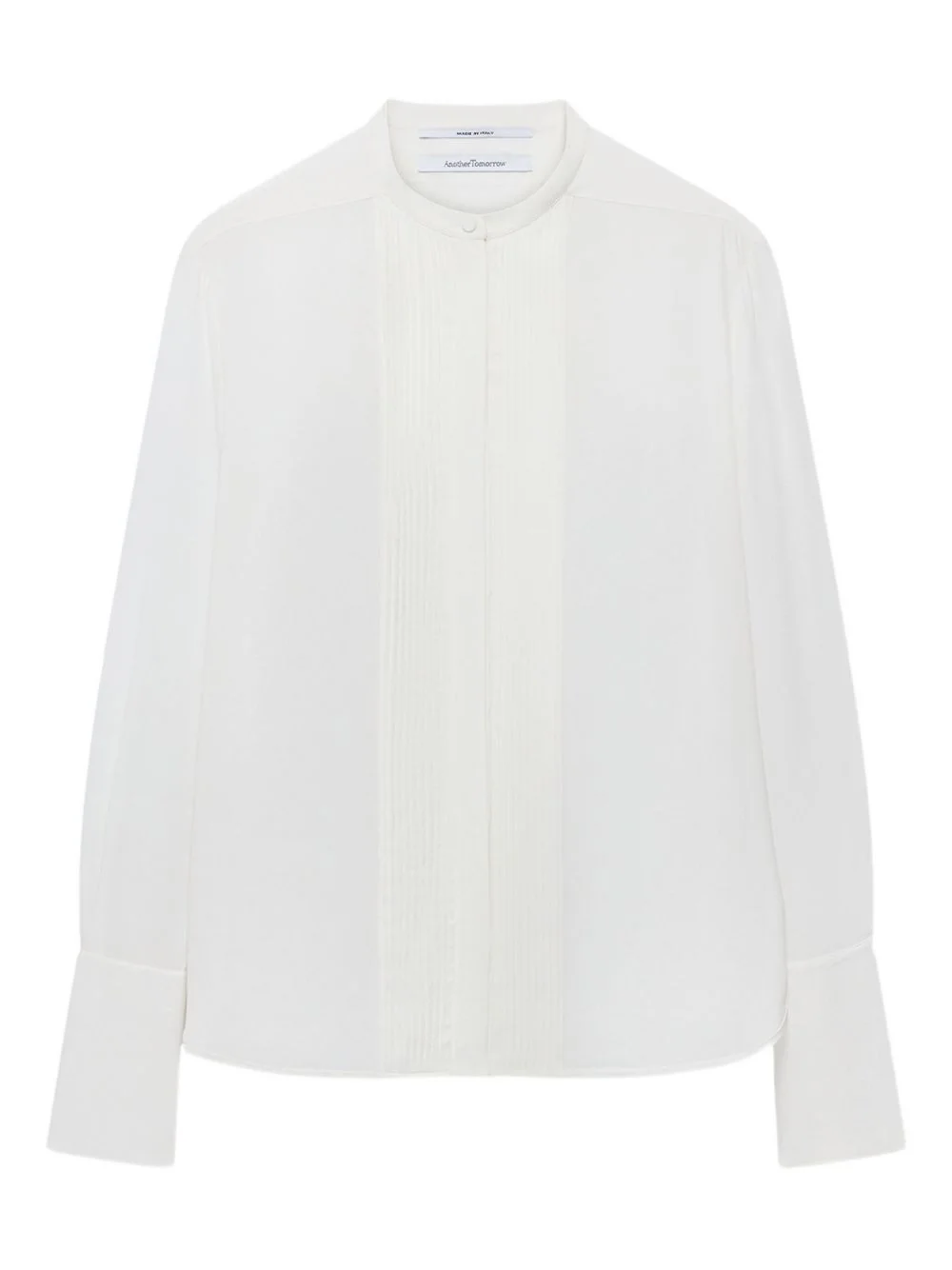 pleated tuxedo shirt - 1