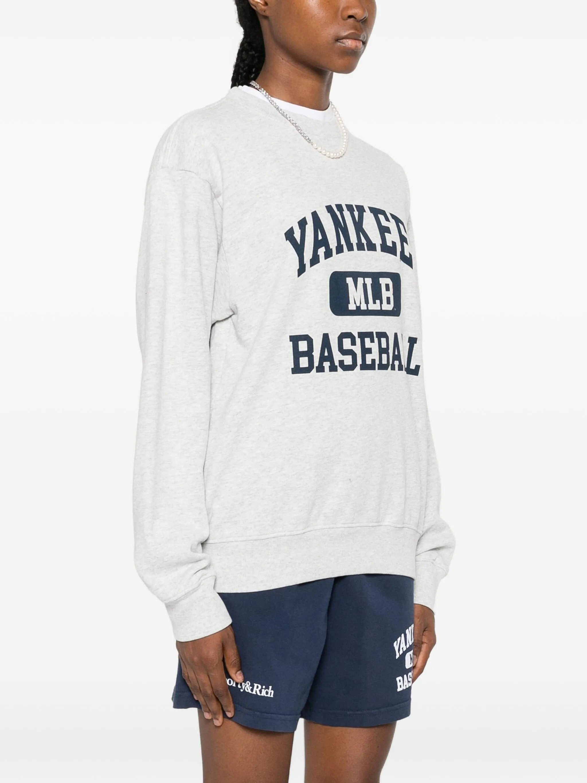 Sporty & Rich Baseball-print Sweatshirt - 3