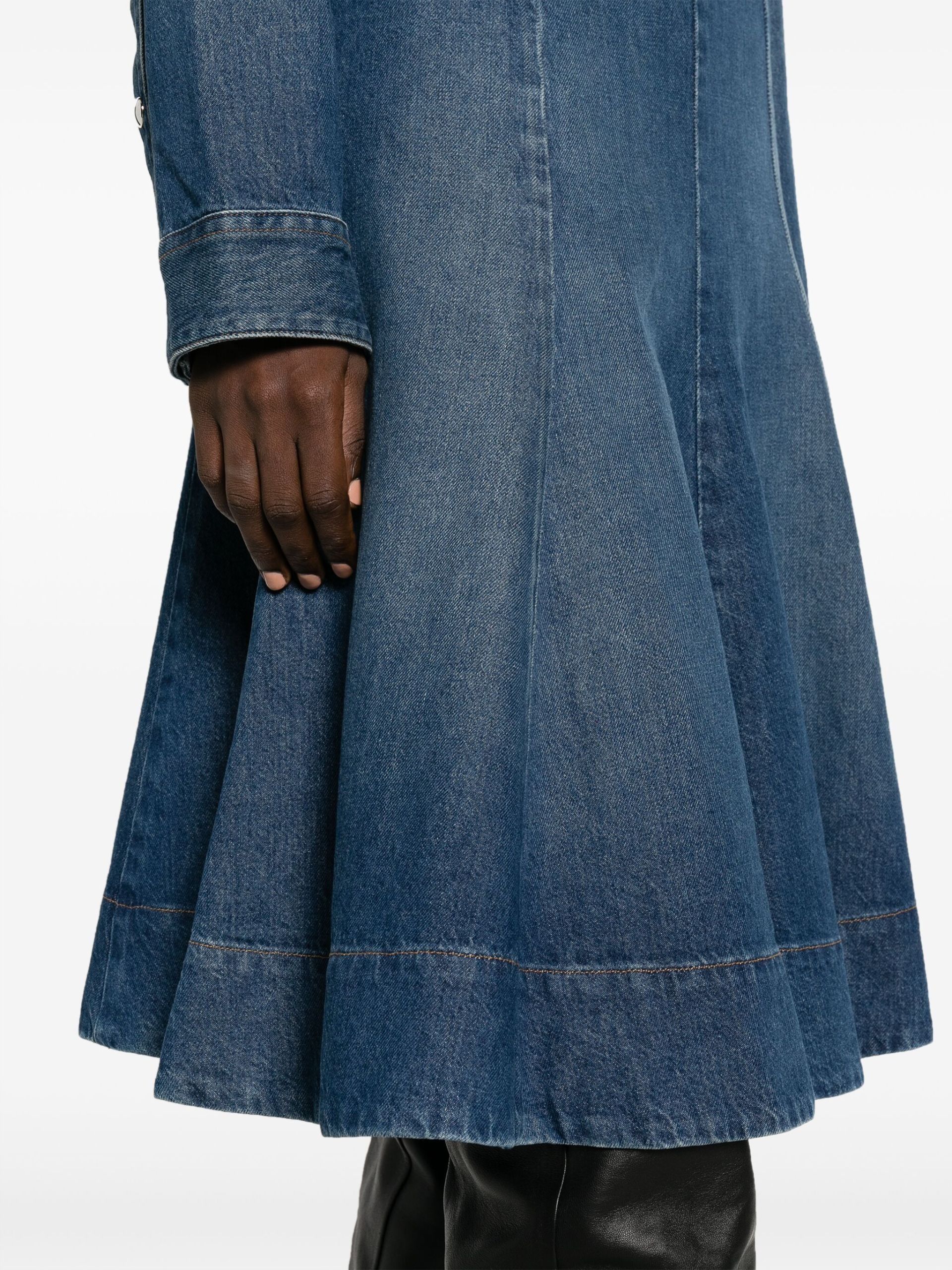 blue The Lennox denim skirt - 5