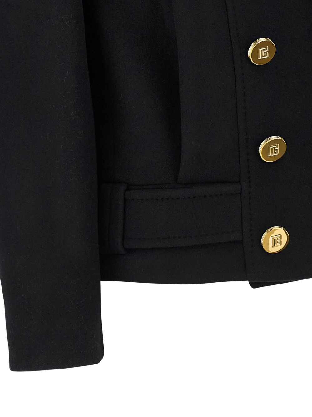 peak-lapel belted coat - 4