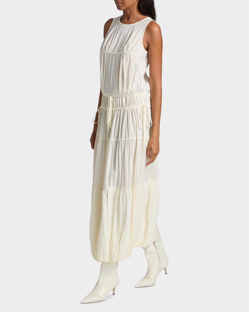 CO Soft Pleated Turn Up Midi Dress outlook