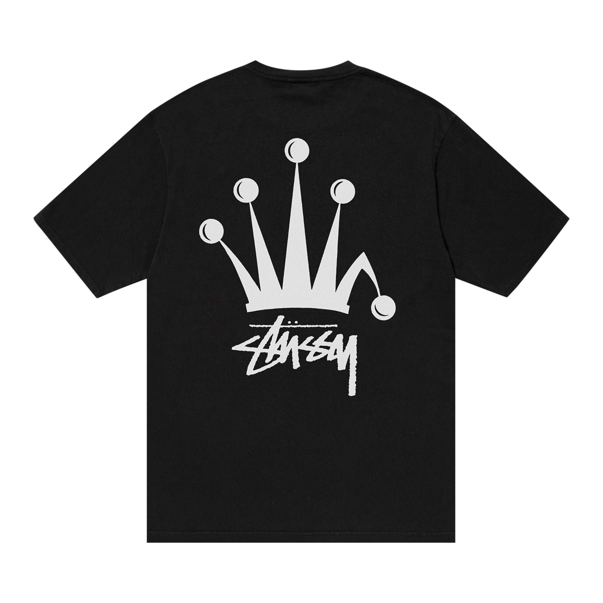 Stussy Regal Crown Pigment Dyed Tee 'Black' - 2