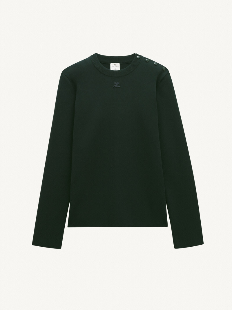 PLAIN KNIT SWEATER 1