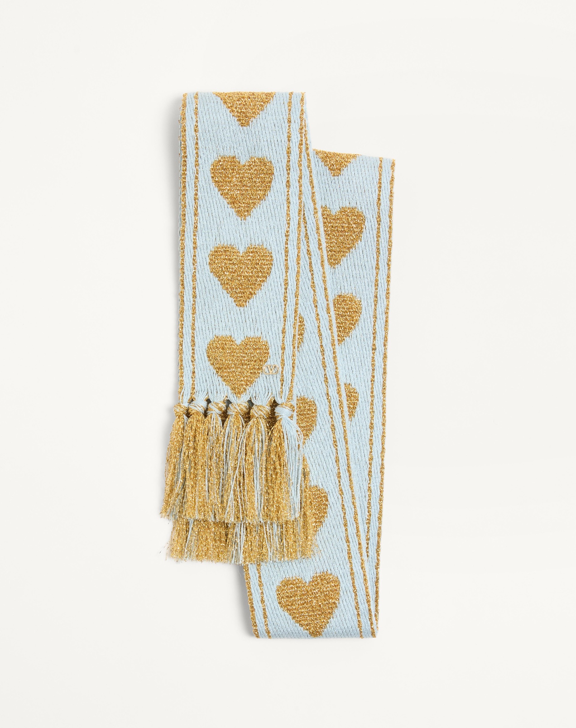 ANTIBES SCARF WITH METALLIC FIBER - 1