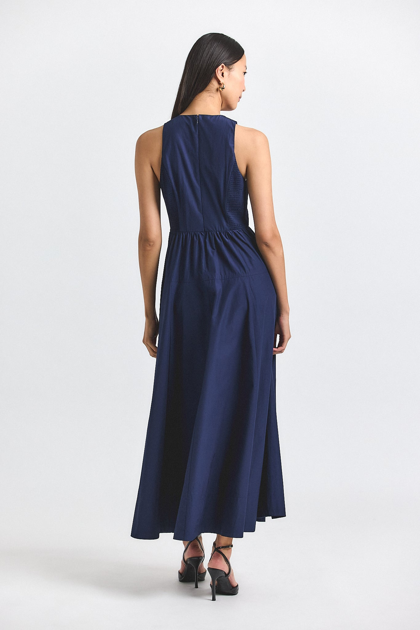 MELODIE COTTON POLY DRESS - 4