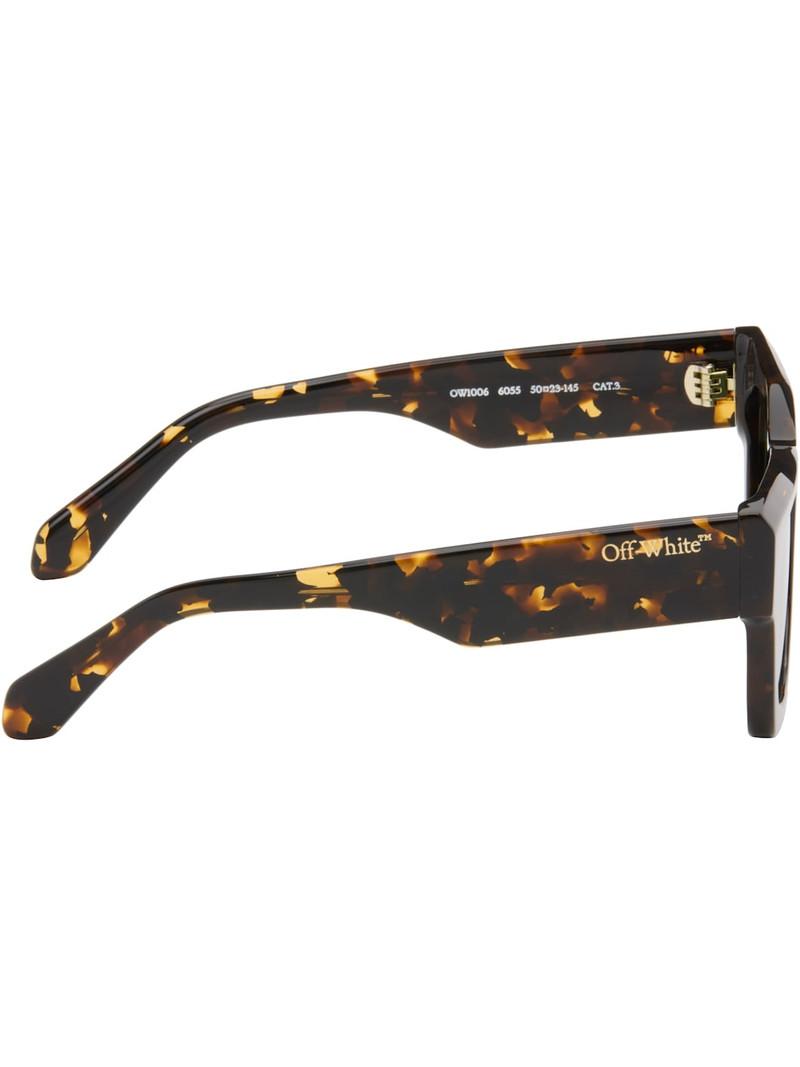 Off-White Brown Davie Sunglasses outlook