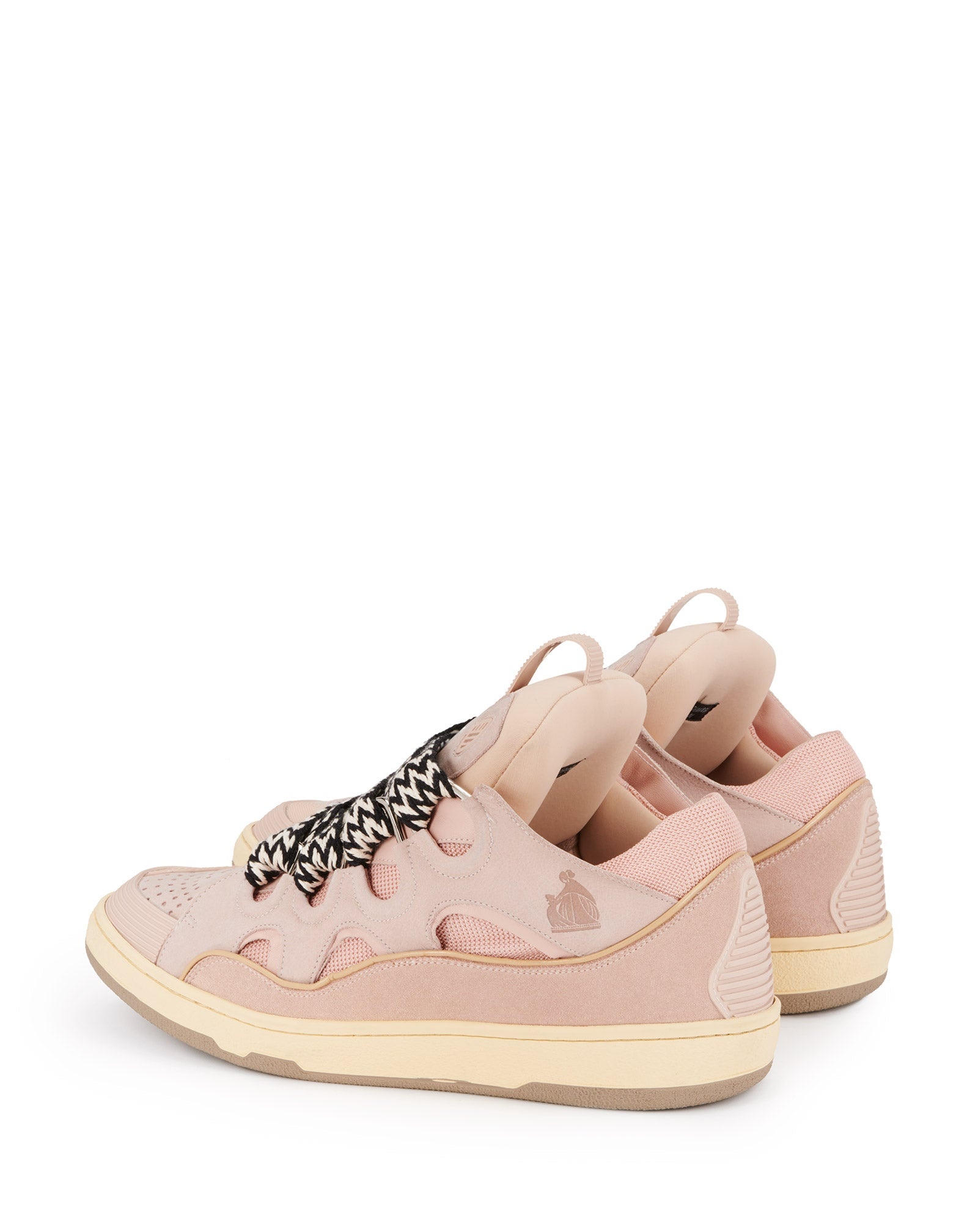 LEATHER CURB SNEAKERS - 3