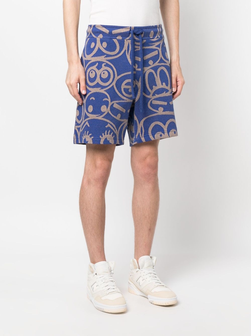 graphic-print bermuda shorts - 3