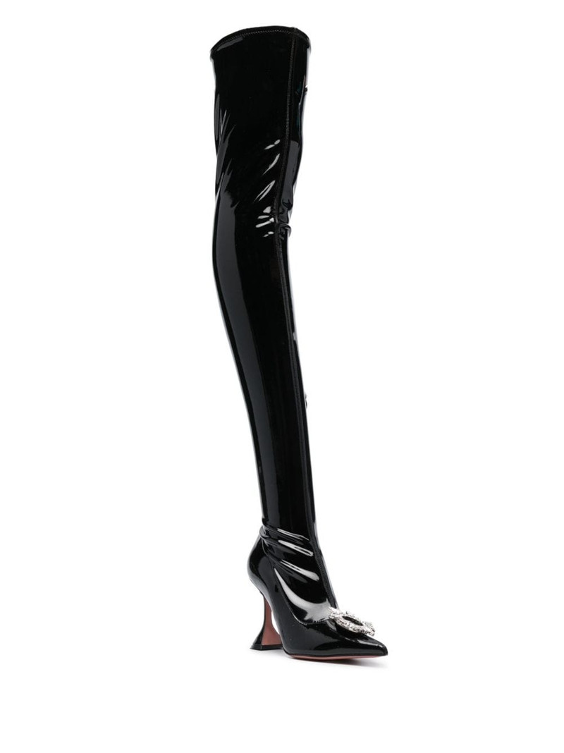 Amina Muaddi Begum thigh-high boots outlook