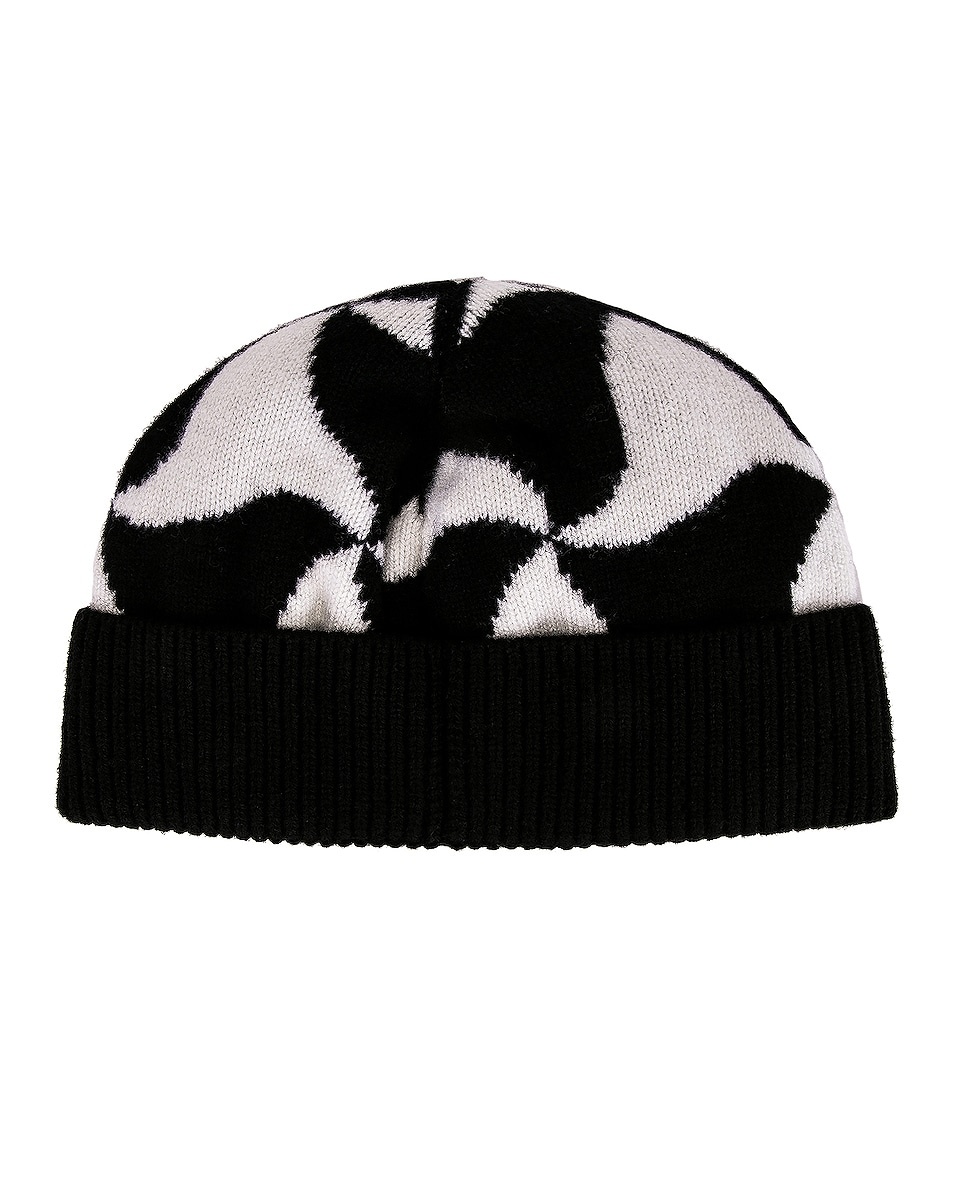 Wavy Triangle Wool Beanie - 2