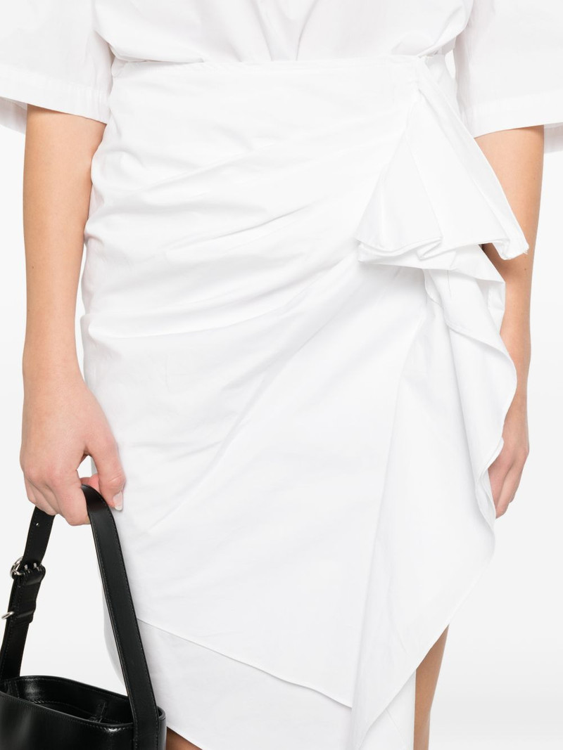 Cyprus draped mini skirt 5