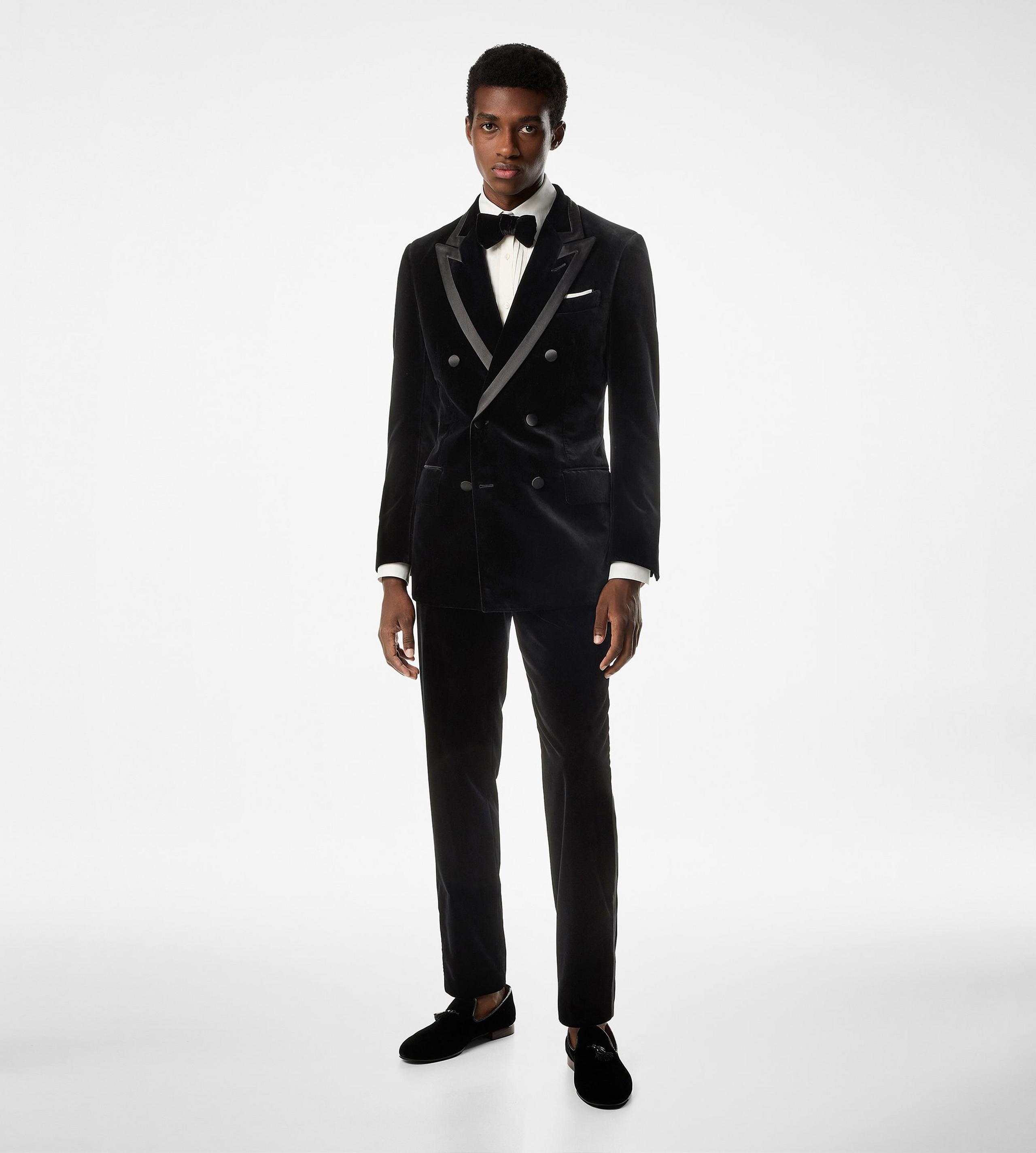 COMPACT LIGHT VELVET ATTICUS COCKTAIL JACKET - 2