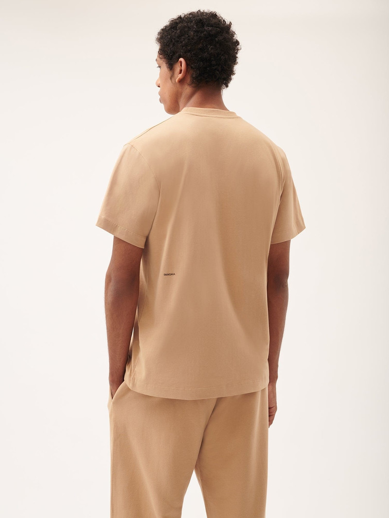 PANGAIA Mens 365 Midweight T-shirt - Desert Camel outlook