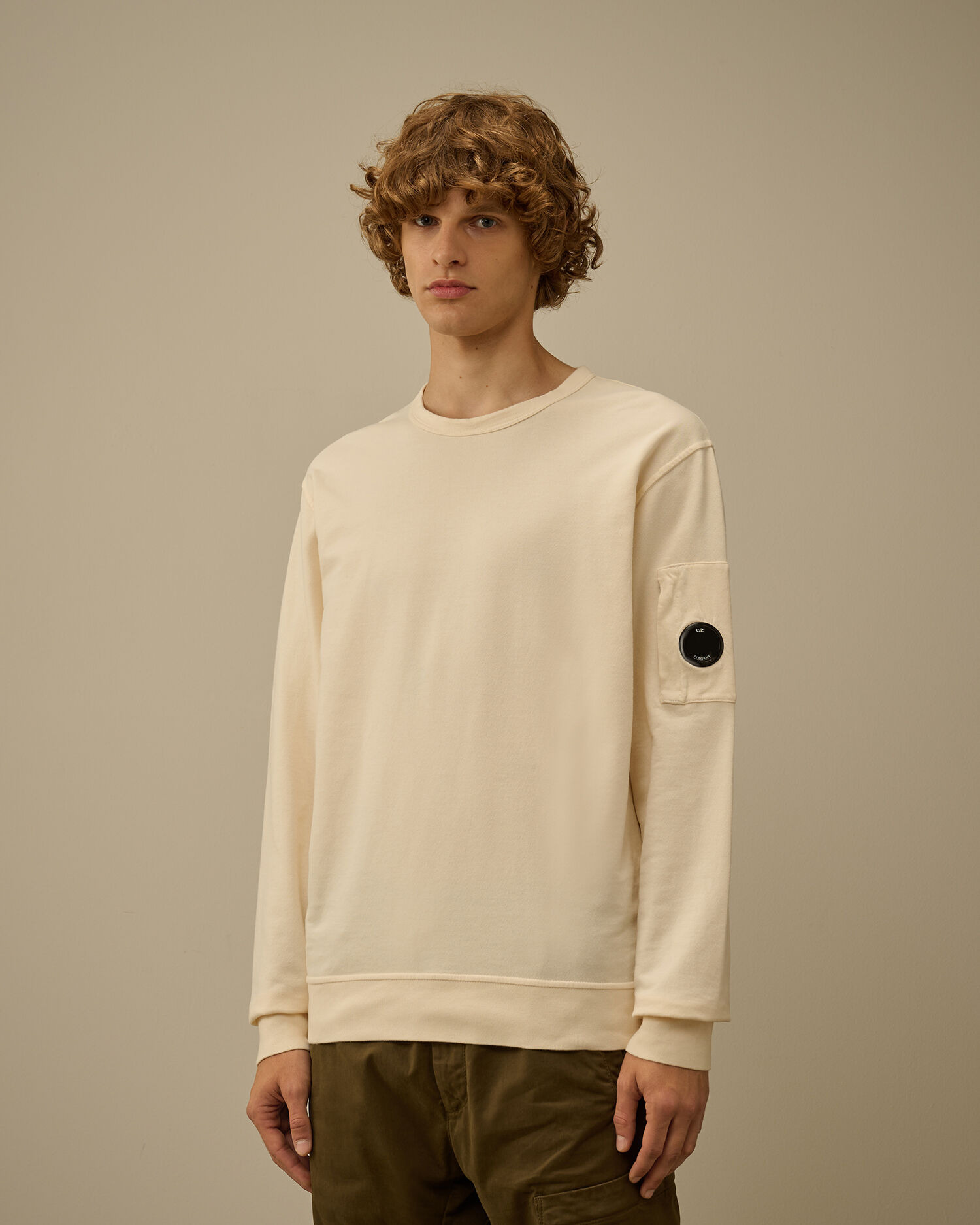 Light Fleece Crewneck Lens Sweatshirt - 3