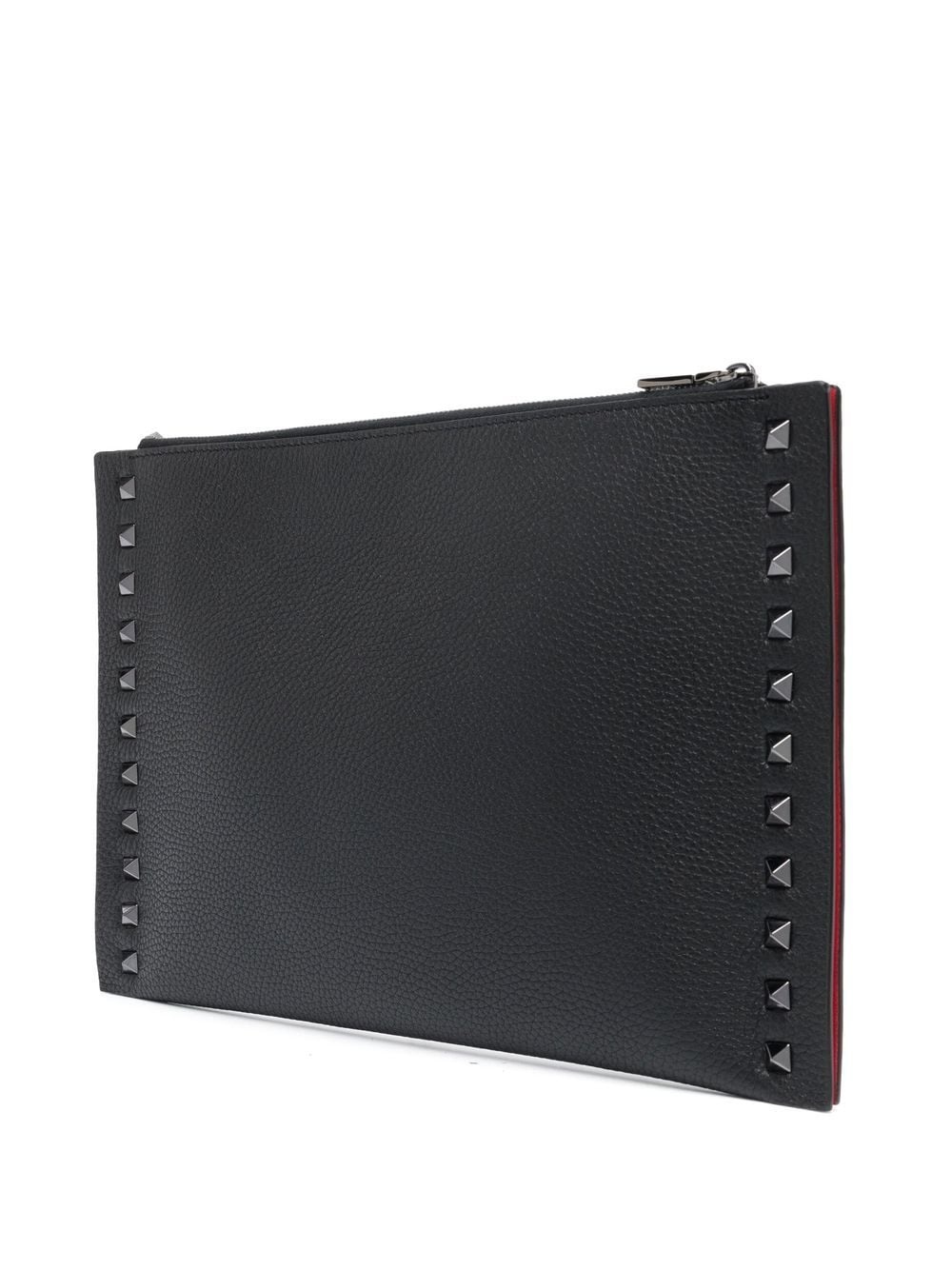 large Rockstud-embellished clutch bag - 2