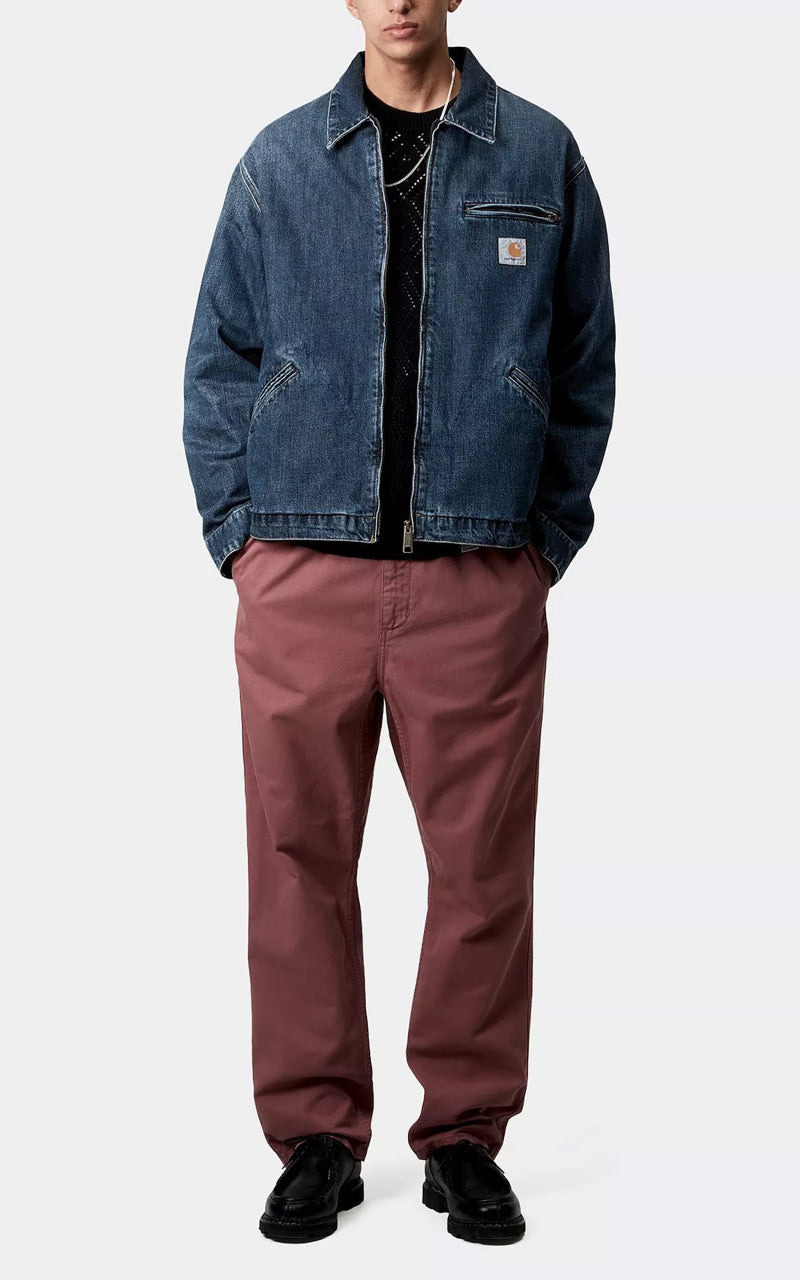 OG DETROIT JACKET CAMANO DENIM BLUE DARK USED - 3