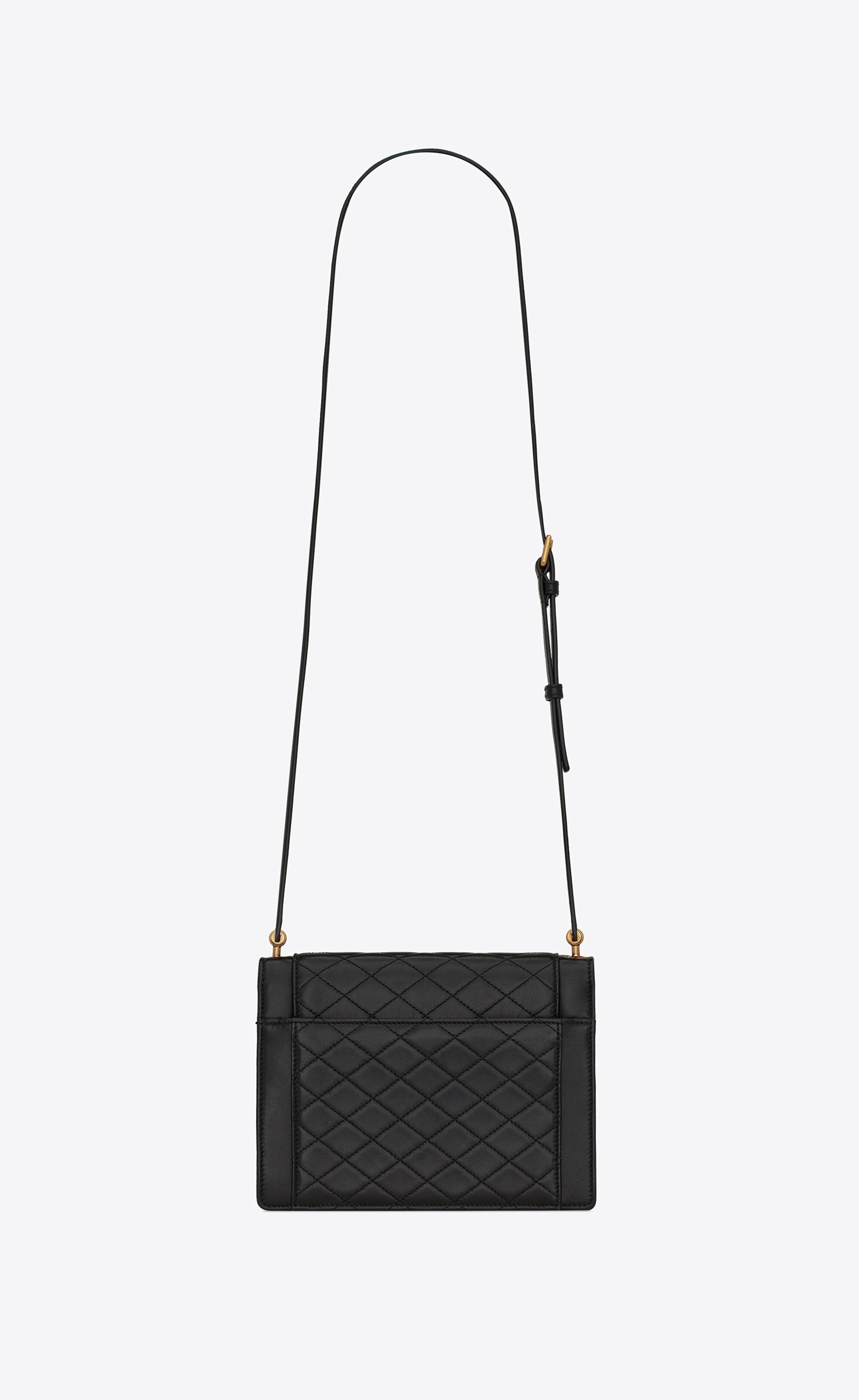 gaby mini satchel in quilted lambskin - 3