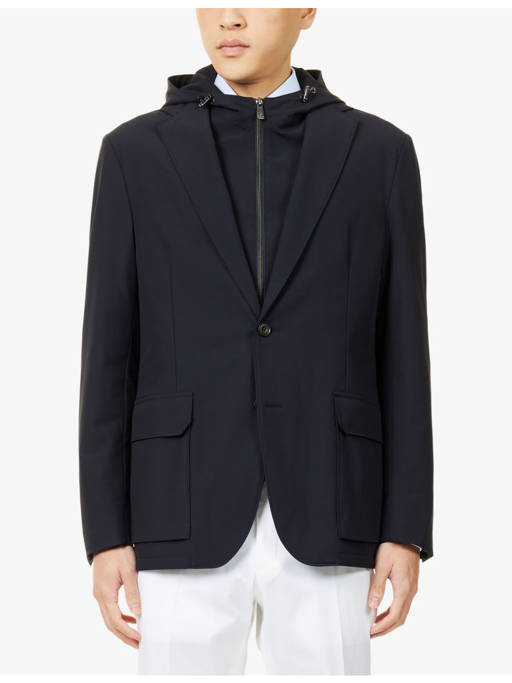 Outdoor Notched-Collar Waterproof Jacket - 3