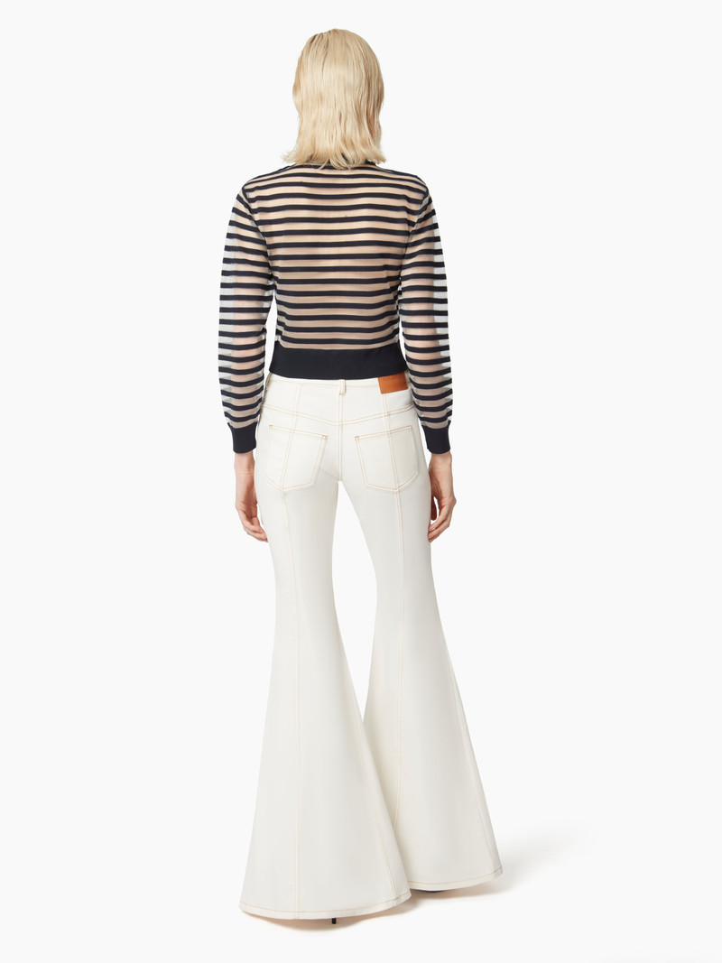 TRANSPARENT STRIPED SWEATER 4