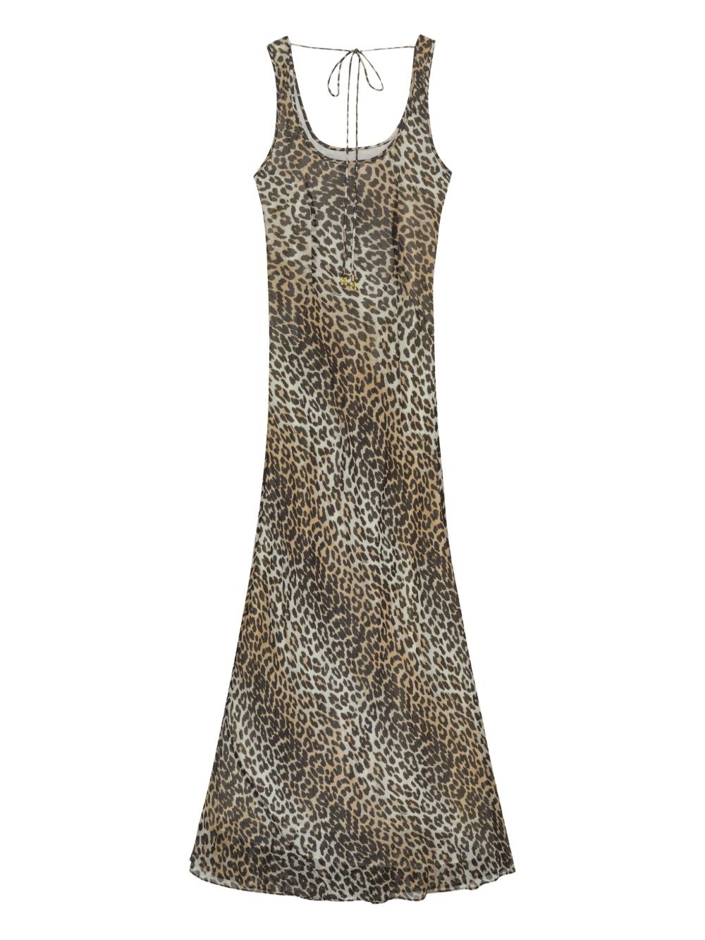 leopard-print dress - 6