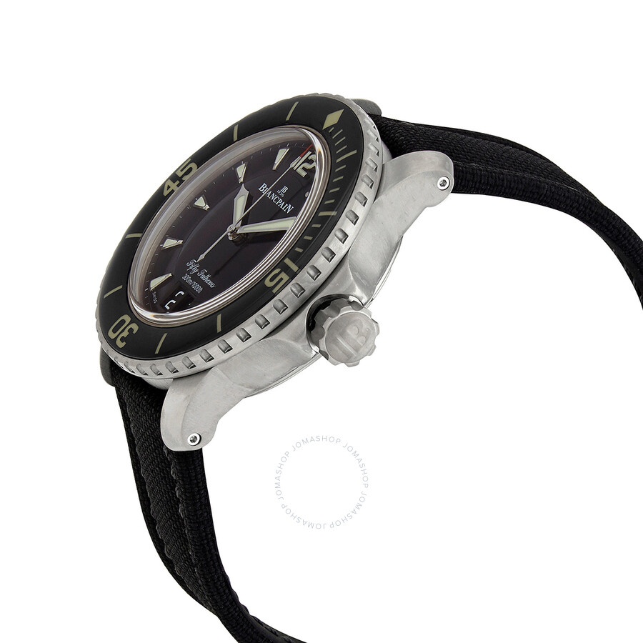 Blancpain Fifty Fathoms Grande Date Automatic Black Dial Men's Watch 5050-12B30-B52A - 2