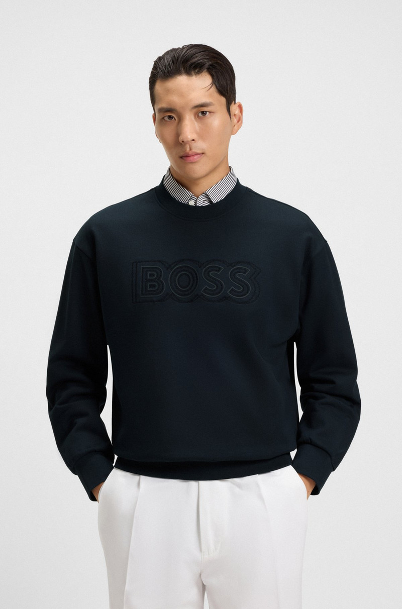 COTTON-TERRY SWEATSHIRT WITH LOGO ARTWORK 2