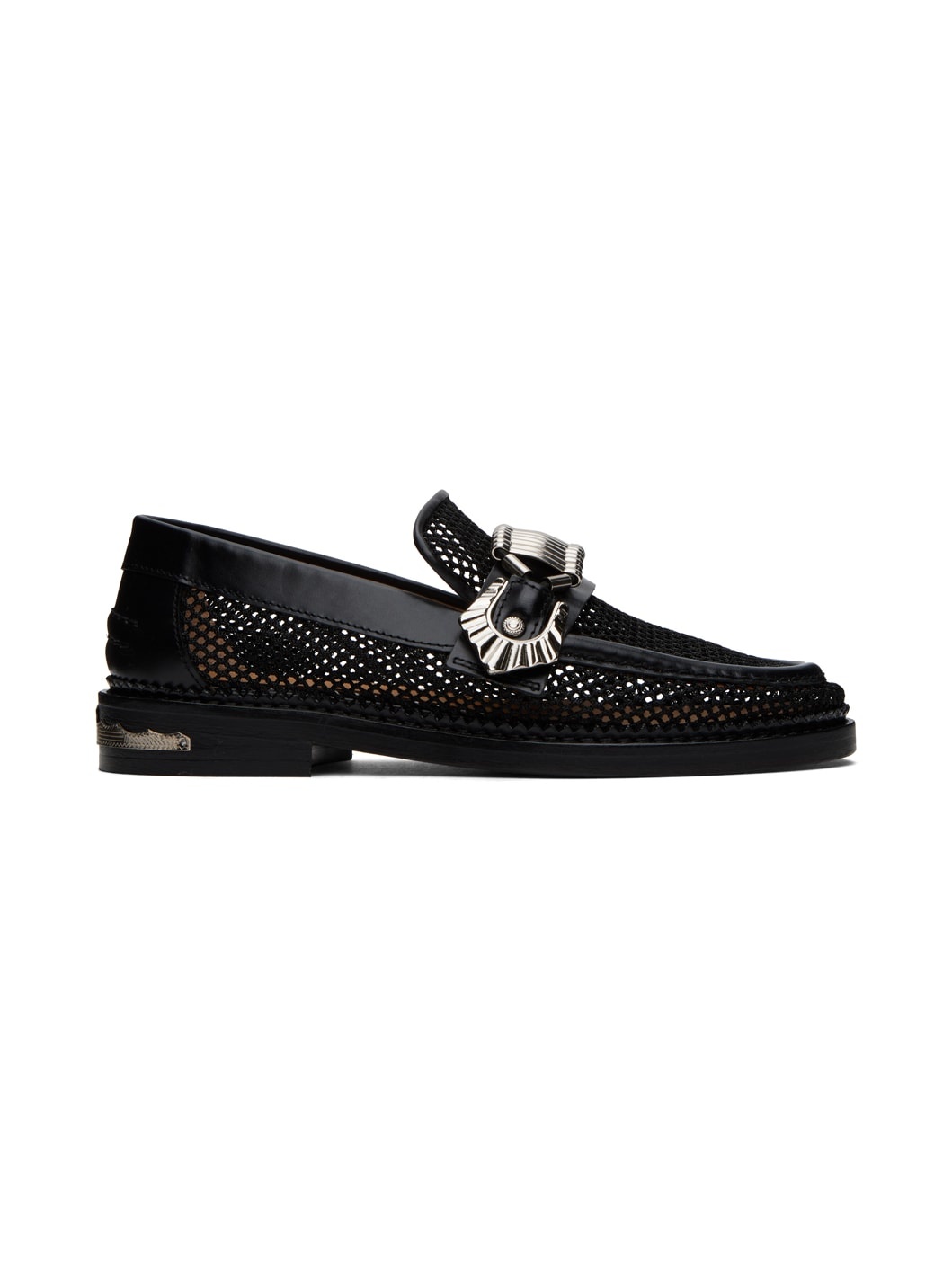 SSENSE Exclusive Black Hardware Loafers - 1