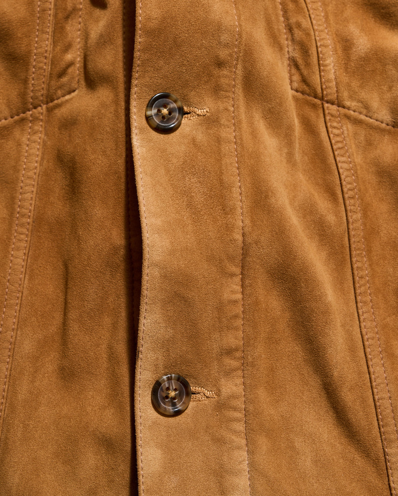 Waxed Suede Tupelo Trucker Jacket 4