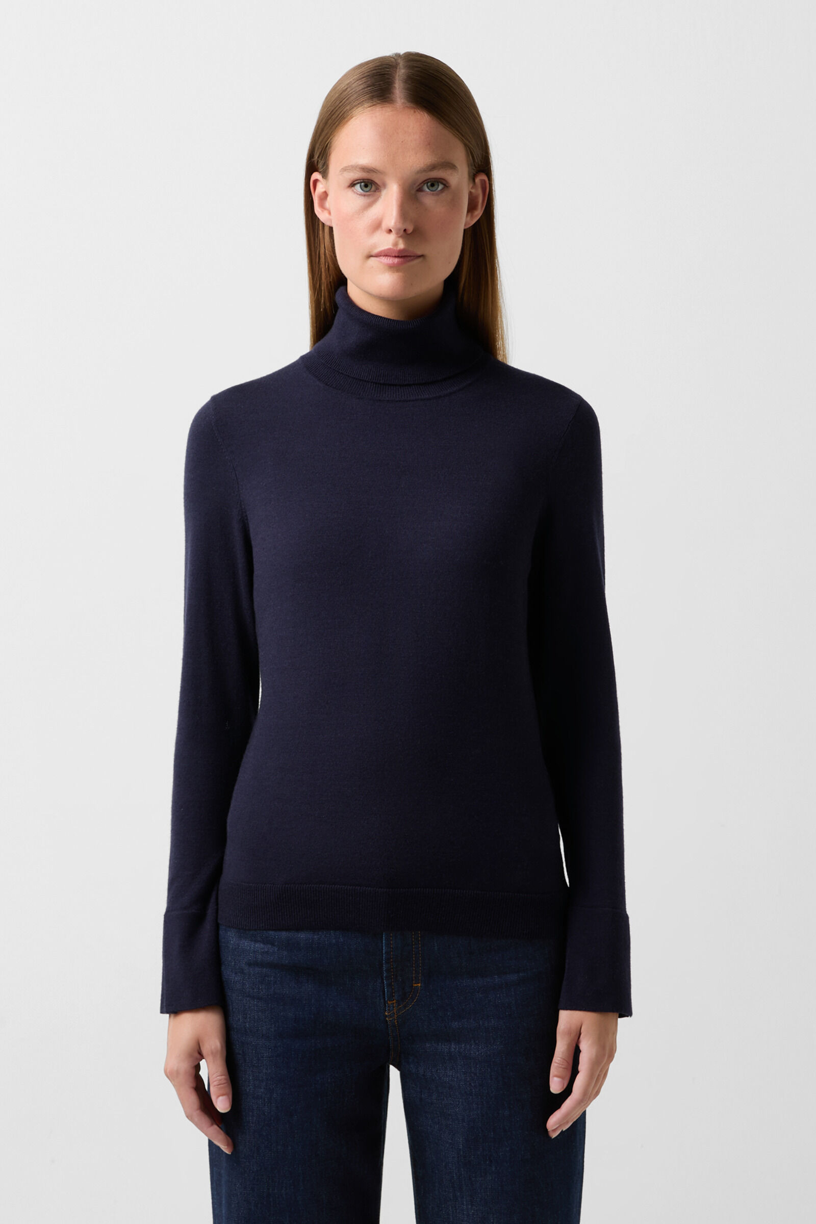 Vinny turtleneck pullover in Navy blue - 2