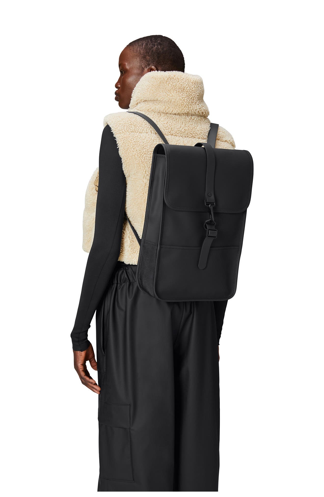Rains Mini Waterproof Backpack in Black at Nordstrom - 2