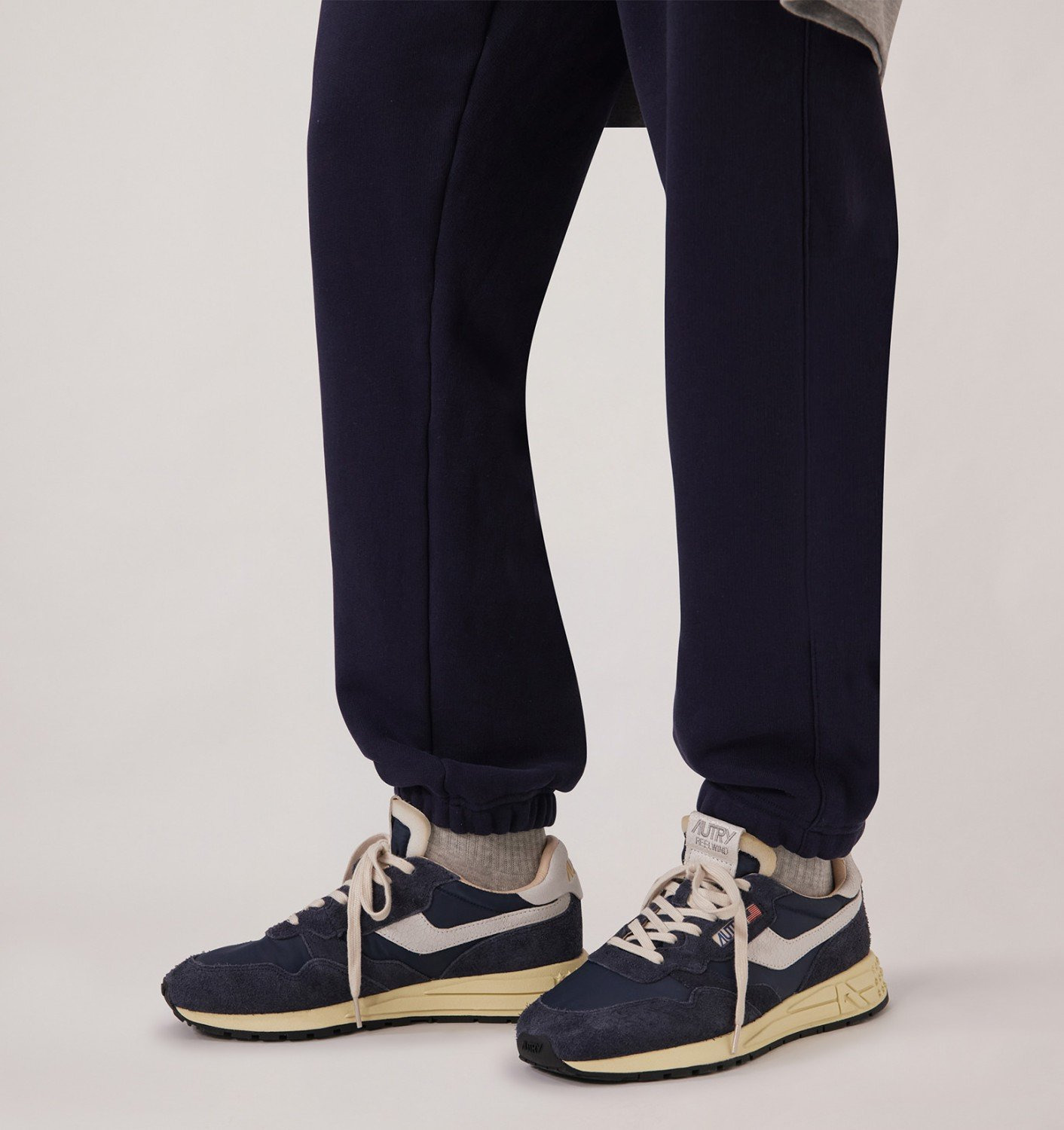 REELWIND LOW SNEAKERS IN NYLON AND SUEDE BLUE SPACE AND WHITE - 2