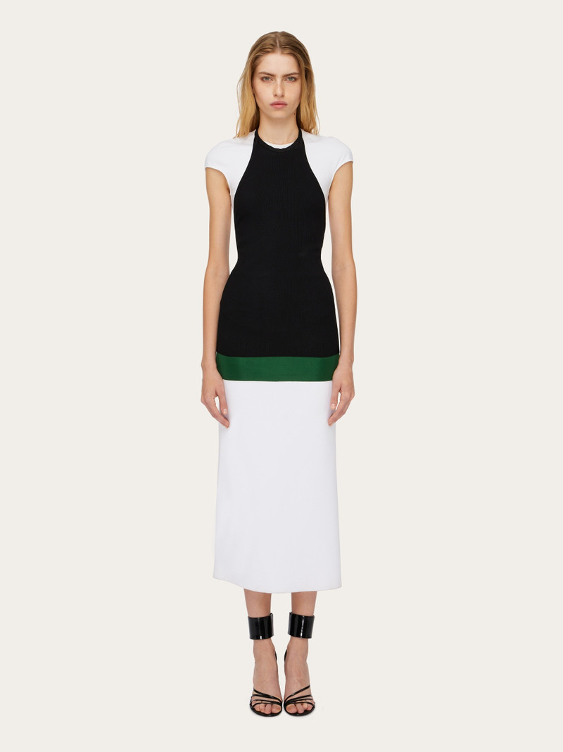 FERRAGAMO Layered dress outlook
