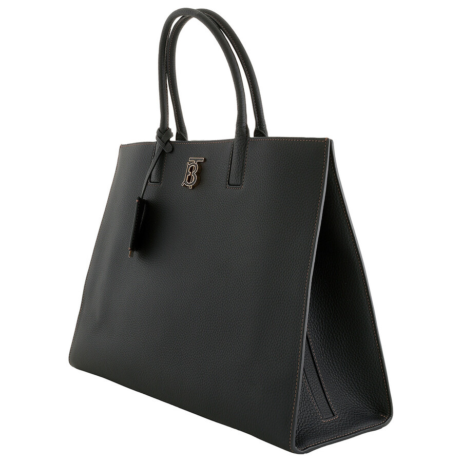 Burberry Black Grainy Leather Medium Frances Bag - 4