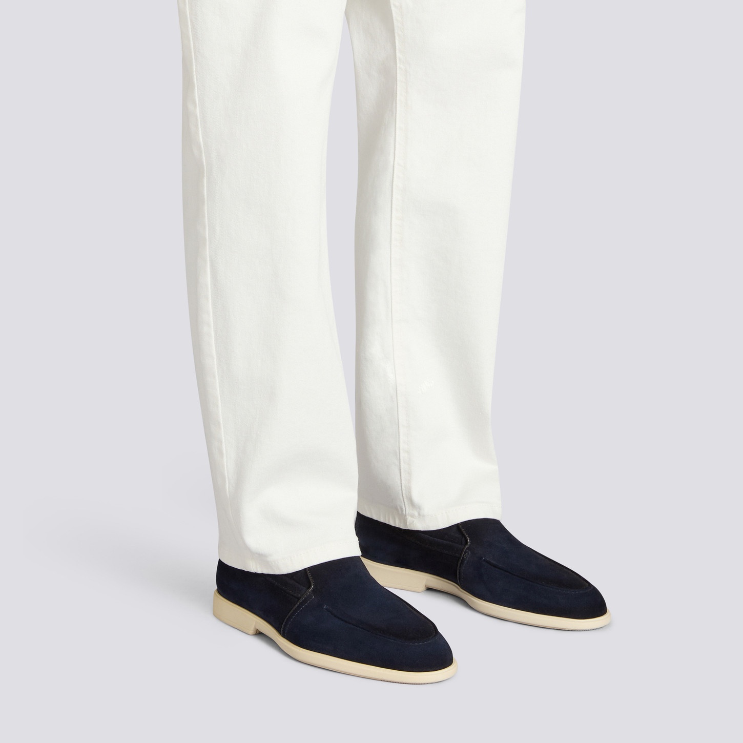 Men's blue suede loafer - 2