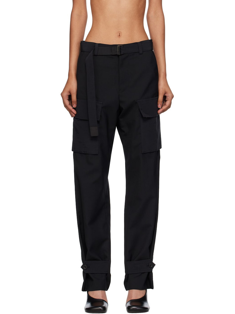 Black Suiting Trousers 1