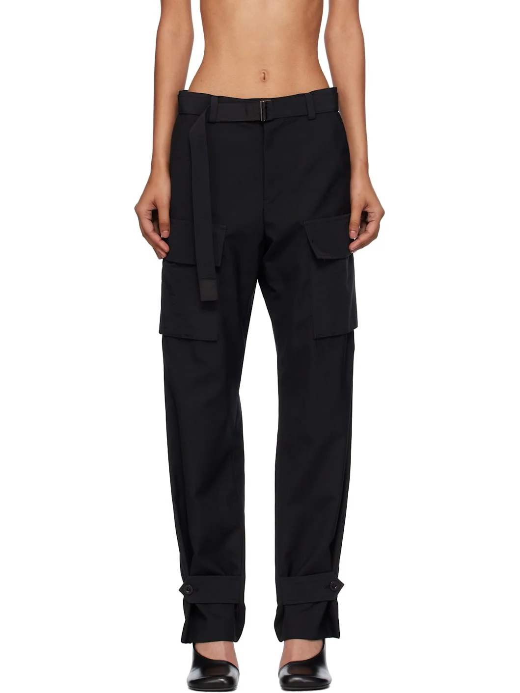 Black Suiting Trousers - 1
