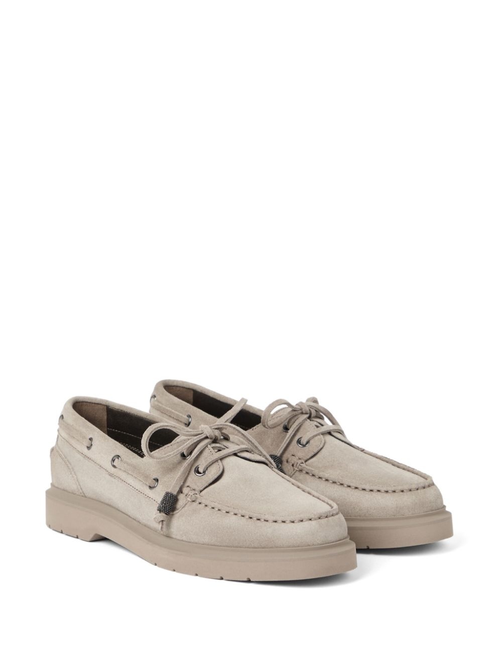 Monili-chain Boat shoes - 2