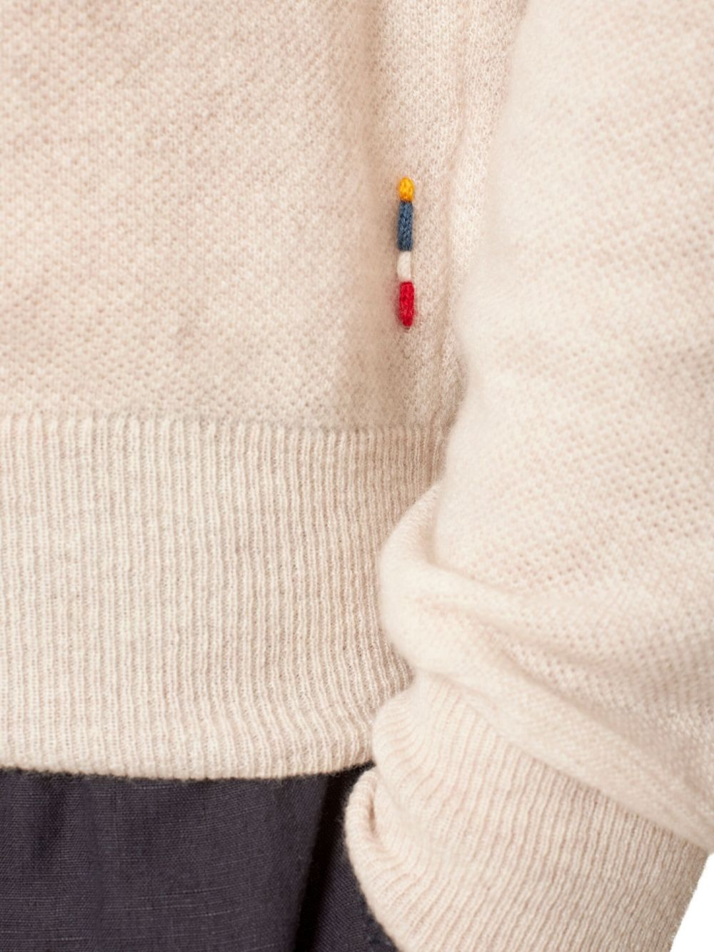 Bruno longsleeved cashmere polo shirt - 5
