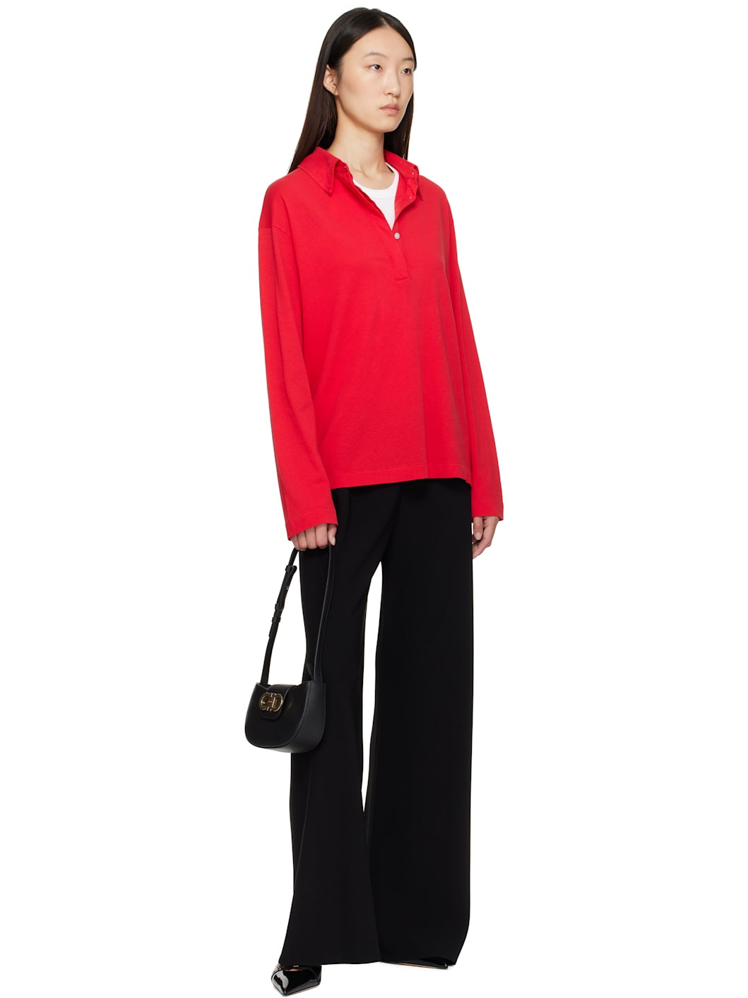 Black Double Gancini Mini Bag - 4