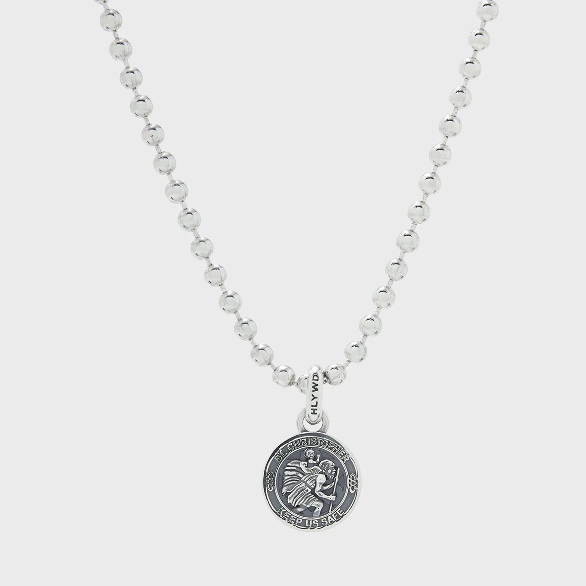 PS-STCHRIS-SHAZAM GOOD ART HLYWD Saint Christopher Pendant Shazam - Sterling Silver - 4
